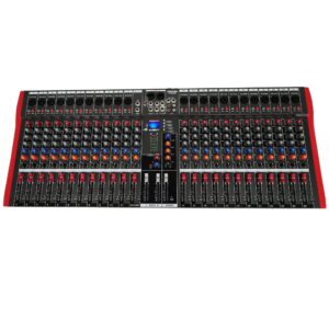 5Core Audio Mixer 24 Channel DJ Mixing Board Bluetooth USB Analog Professional Mezclador De Audio