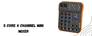 The image shows a 5 core mini mixer